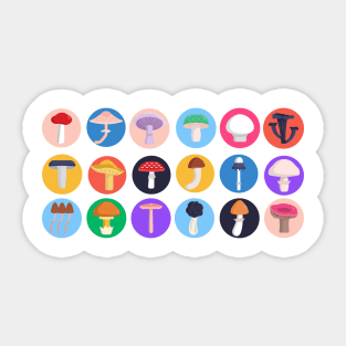 Mushroom Master Mushrooms Sticker